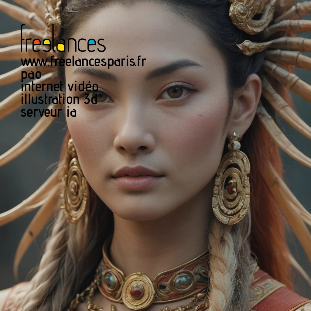 Pao mise en page internet vidéo illustration 3d serveur IA générative AI freelance paris studio de création magazines 8led4yu0